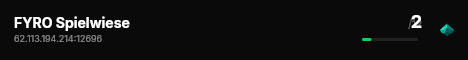 FYRO Spielwiese live status badge