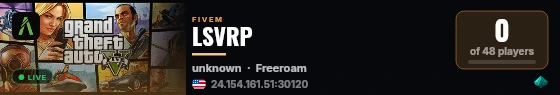 LSVRP live status badge