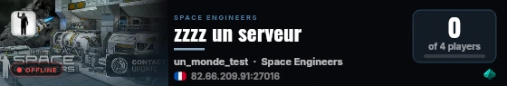 zzzz un serveur live status badge