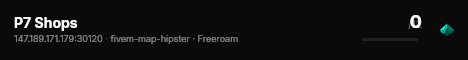 P7 Shops live status badge