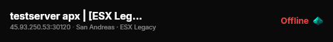 testserver apx | [ESX Legacy] live status badge