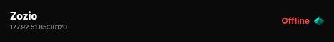 Zozio live status badge