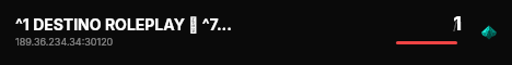 ^1 DESTINO ROLEPLAY 🌎 ^7 | ✦ SUA HISTÓRIA COMEÇA AQUI live status badge