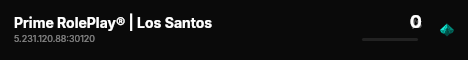 Prime RolePlay® | Los Santos live status badge