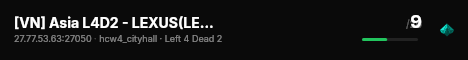 [VN] Asia L4D2 - LEXUS(LEXUS-VN) live status badge
