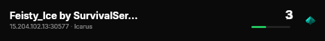 Feisty_Ice by SurvivalServers.com live status badge