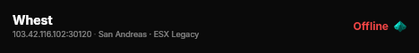 Whest live status badge