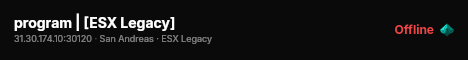 program | [ESX Legacy] live status badge
