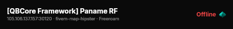 [QBCore Framework] Paname RF live status badge