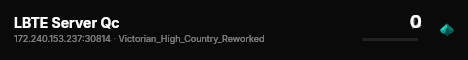 LBTE Server Qc live status badge