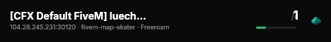 [CFX Default FiveM] luecht test server live status badge