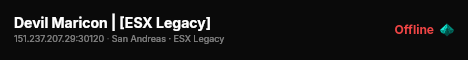 Devil Maricon | [ESX Legacy] live status badge