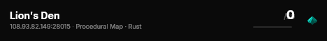 Lion's Den live status badge