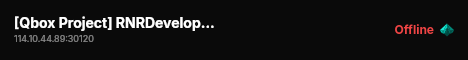 [Qbox Project] RNRDevelopments live status badge