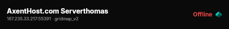 AxentHost.com Serverthomas live status badge