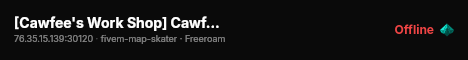 [Cawfee's Work Shop] Cawfee's Work Shop live status badge