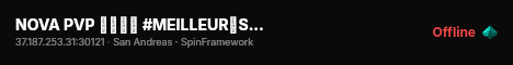 NOVA PVP ━━⇜➔ #MEILLEUR⇜SERVEUR PVP ⬅⇜━━ 💜 live status badge