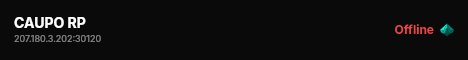 CAUPO RP live status badge