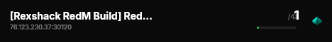 [Rexshack RedM Build] RedMServer live status badge