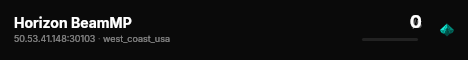 Horizon BeamMP live status badge