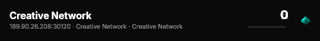 Creative Network live status badge