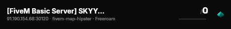 [FiveM Basic Server] SKYYAMI RP live status badge