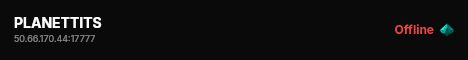 PLANETTITS live status badge