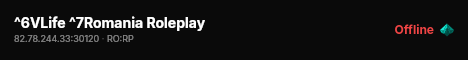 ^6VLife ^7Romania Roleplay live status badge