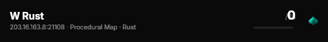 W Rust live status badge