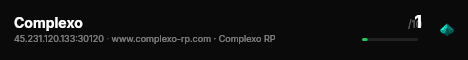 Complexo live status badge