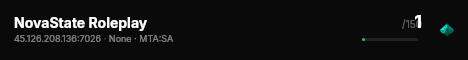 NovaState Roleplay live status badge