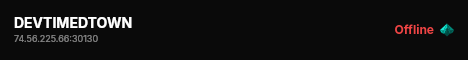 DEVTIMEDTOWN live status badge