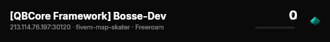 [QBCore Framework] Bosse-Dev live status badge