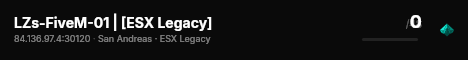 LZs-FiveM-01 | [ESX Legacy] live status badge
