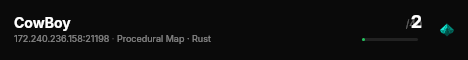 CowBoy live status badge