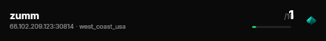 zumm live status badge