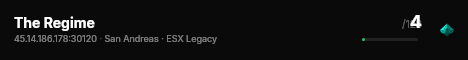 The Regime live status badge