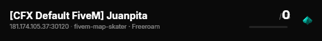 [CFX Default FiveM] Juanpita live status badge