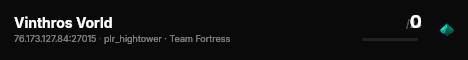 Vinthros Vorld live status badge