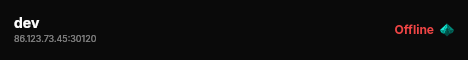 dev live status badge