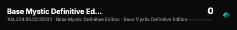 Base Mystic Definitive Edition live status badge