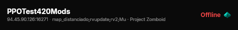 PPOTest420Mods live status badge