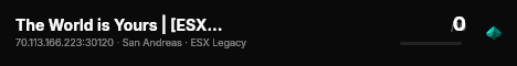 The World is Yours | [ESX Legacy] live status badge