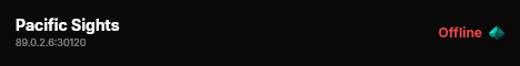 Pacific Sights live status badge