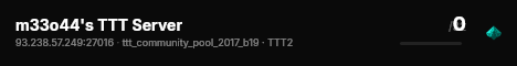 m33o44's TTT Server live status badge