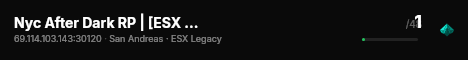 Nyc After Dark RP | [ESX Legacy] live status badge