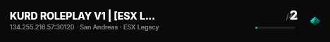 KURD ROLEPLAY V1 | [ESX Legacy] live status badge