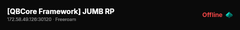 [QBCore Framework] JUMB RP live status badge