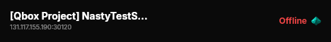 [Qbox Project] NastyTestServer live status badge