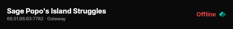 Sage Popo's Island Struggles live status badge